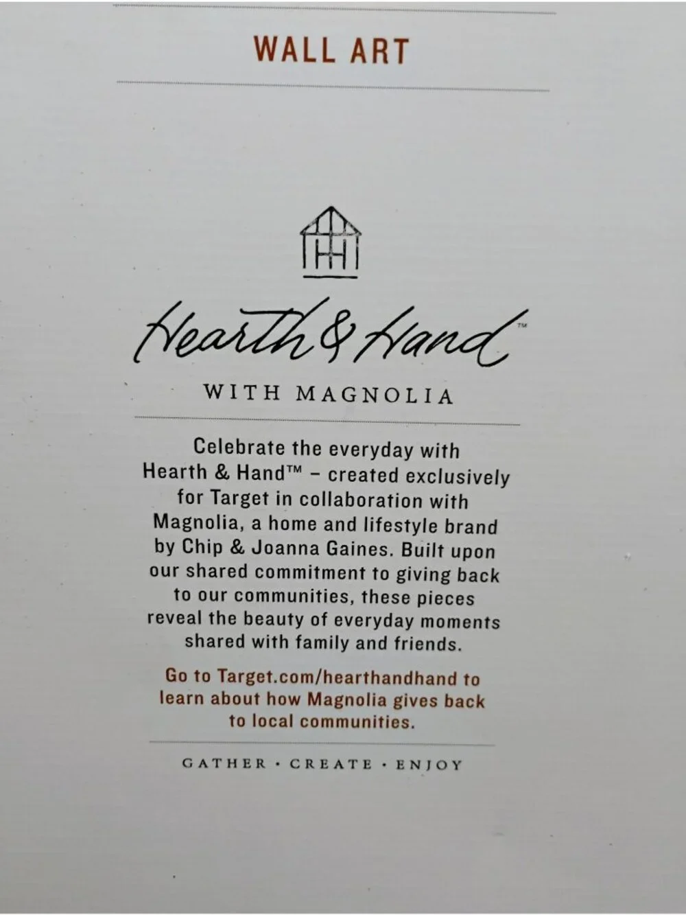 Hearth & Hand By Magnolia Landscape Wall Art Framed 20
